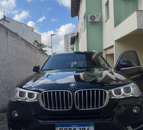 BMW X3 2.0 20I X LINE 4X4 16V GASOLINA 4P AUTOMÁTICO BMW X3 2.0 20I X LINE 4X4 16V GASOLINA 4P AUTOMÁTICO